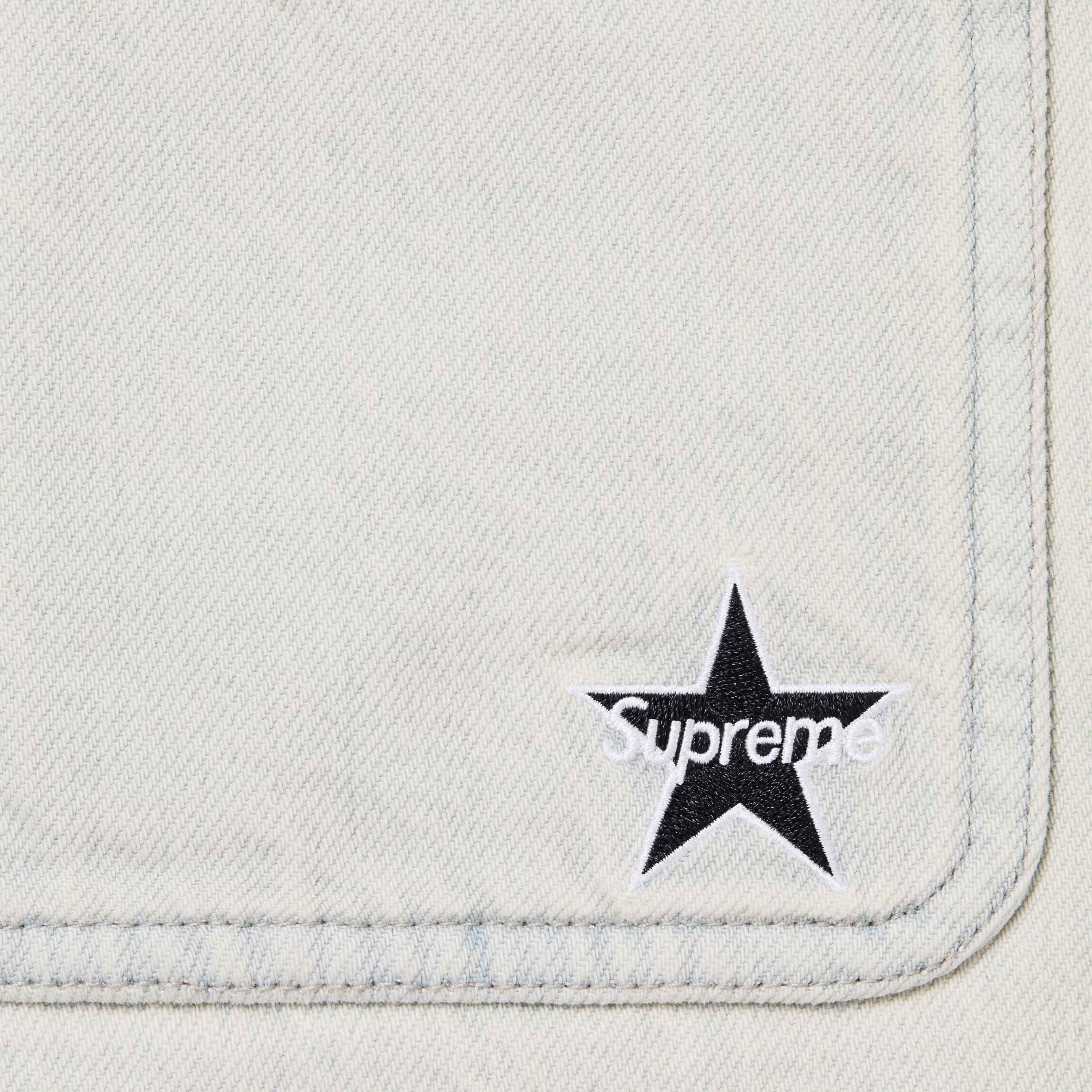 Quilted Lined Denim Snap Shirt view 9